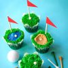 FORE! Father’s Day Golf-Themed Cupcakes