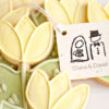Bridal Shower Tulip Cookies with a Plantable Tag of Wild Flowers