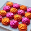 Pink and Orange Foil Wrapped Peppermint Patties