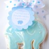 Baby Elephant Cookies For A Baby Shower
