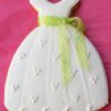 Debutante Ball Gown Decorated Cookie